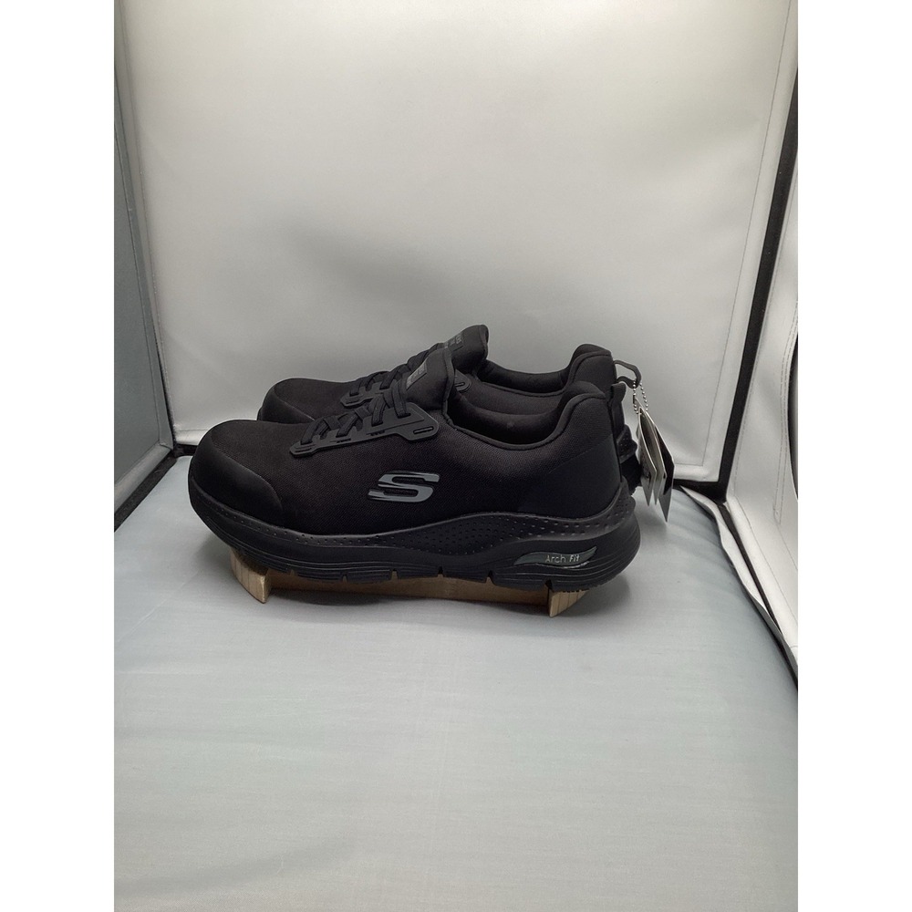 Skechers Works Shoes Alloy Toe Slip Resistant Air Cooled Arch  Mens Size 10 Read